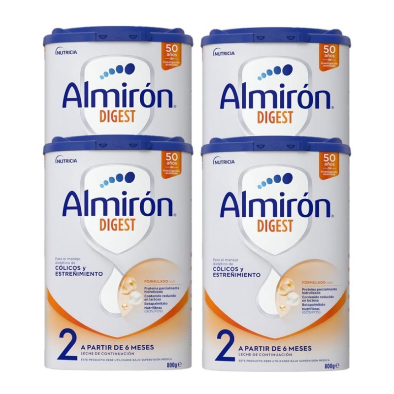 ALMIRÓN Digest 2 Follow-on Milk Pack 4x800gr ALMIRÓN Digest 2 Follow-on Milk Pack 4x800gr
