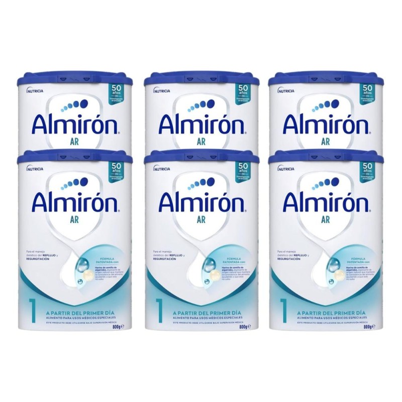 ALMIRÓN AR 1 Anti-Regurgitation Milk for Infants SAVINGS PACK 6x800gr ALMIRÓN AR 1 Anti-Regurgitation Milk for Infants SAVINGS PACK 6x800gr