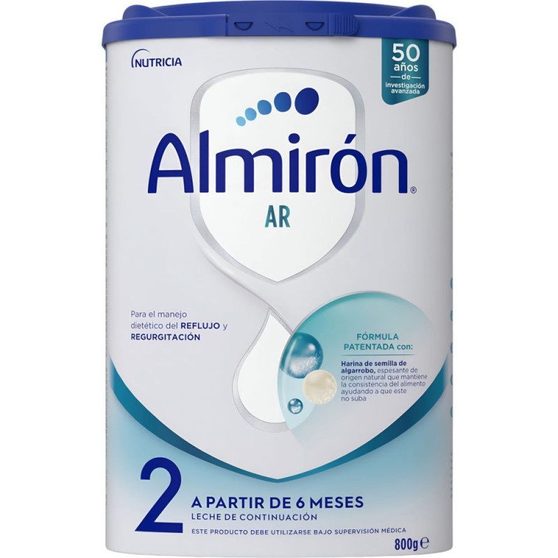 ALMIRÓN AR 2 Latte di proseguimento antirigurgito 800gr ALMIRÓN AR 2 Latte di proseguimento antirigurgito 800gr