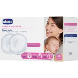 CHICCO Antibacterial Absorbent Discs 60 Units