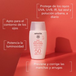 Apivita Bee Sun Face Reparação Antienvelhecimento Diária FPS50 50 ml