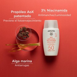 Apivita Bee Sun Viso Riparazione Anti-invecchiamento Giornaliera SPF50 50 ml 【ACQUISTA ONLINE】