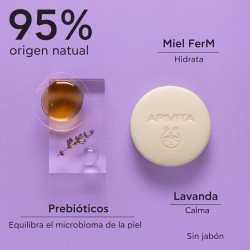 Apivita Solid Foamy Cleanser Solid Makeup Remover 80 g