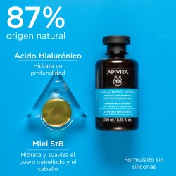 Apivita Hyaluronic Hydra Feuchtigkeitsshampoo für feines Haar 250 ml