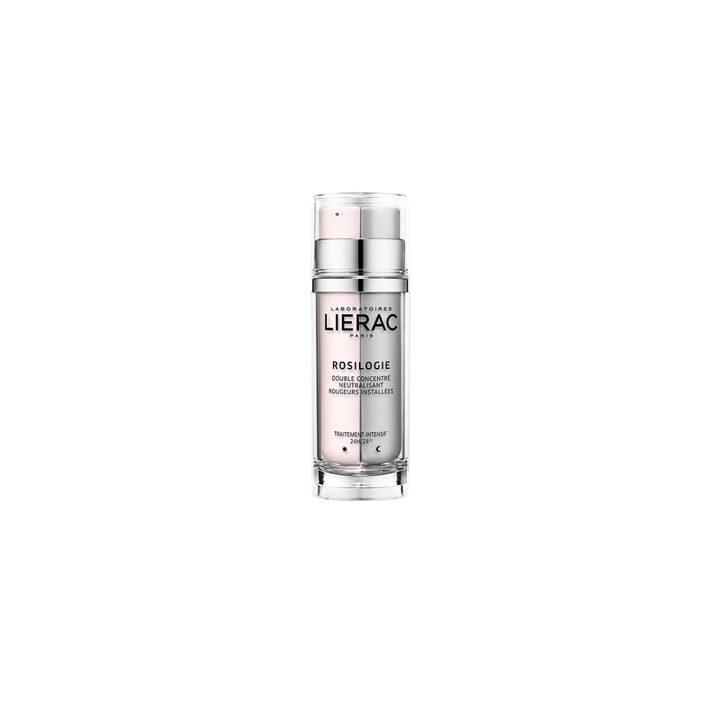 Lierac Rosilogie Doppelkonzentrat 30 ml hilft, Hautrötungen zu korrigieren. Lierac Rosilogie Doppelkonzentrat 30 ml hilft, Hautrötungen zu korrigieren.