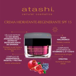 ATASHI Antioxidant Regenerating Moisturizing Cream SPF 15+ 50 ml