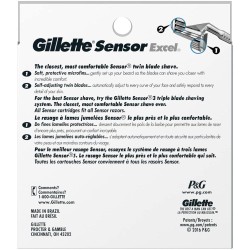 Gillette Sensor Excel Charger 5 Refills