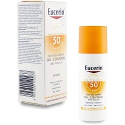 EUCERIN Gel-Crème Solaire Contrôle de l'Huile Toucher Sec SPF 50+ DUPLO 2x50ml