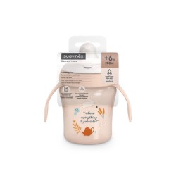 SUAVINEX Pink Rabbit Auslaufsicherer Becher 1 Stück