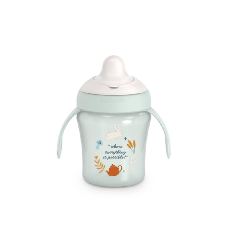 SUAVINEX Green Rabbit Auslaufsicherer Becher 1 Stück