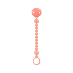SUAVINEX Salmon Silicone Ball Clip Brooch 1 unit