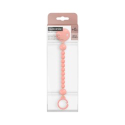 SUAVINEX Broche Pinza Bolitas de Silicona Salmón 1 ud