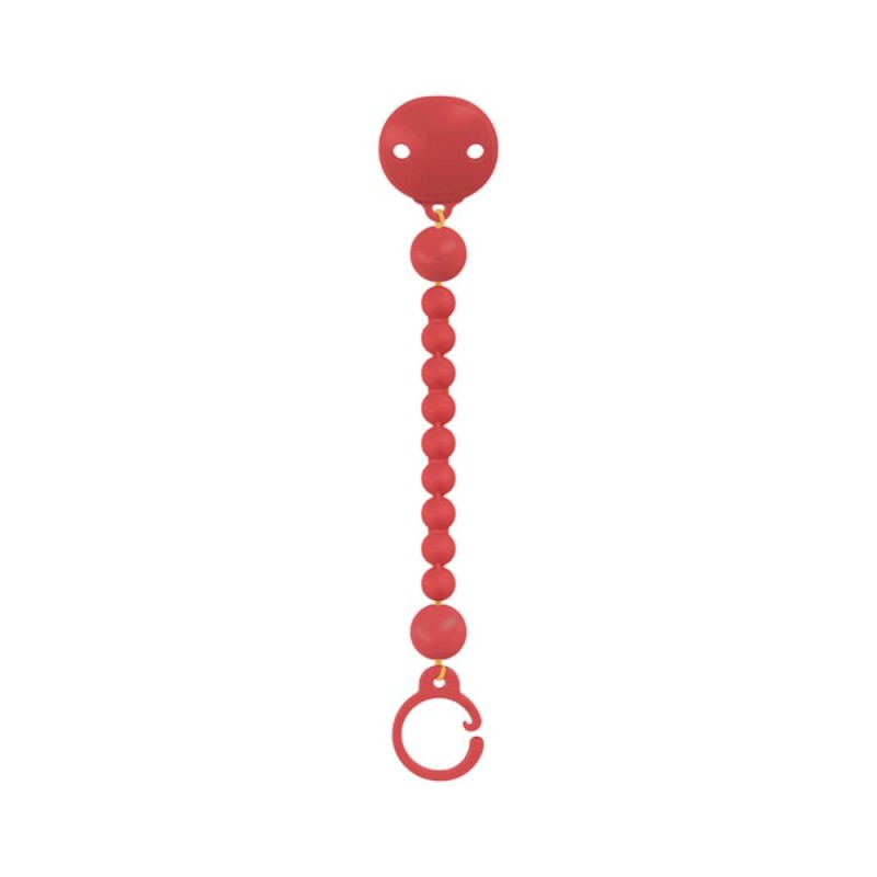 SUAVINEX Broche Pinza Bolitas de Silicona Rojo 1 ud SUAVINEX Broche Pinza Bolitas de Silicona Rojo 1 ud