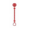 SUAVINEX Broche Pinza Bolitas de Silicona Rojo 1 ud