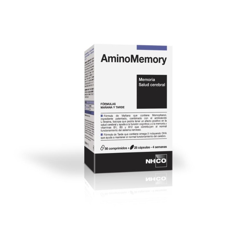 NHCO Nutrition AminoMemory 56 Comprimidos Mañana + 28 Cápsulas Tarde NHCO Nutrition AminoMemory 56 Comprimidos Mañana + 28 Cápsulas Tarde