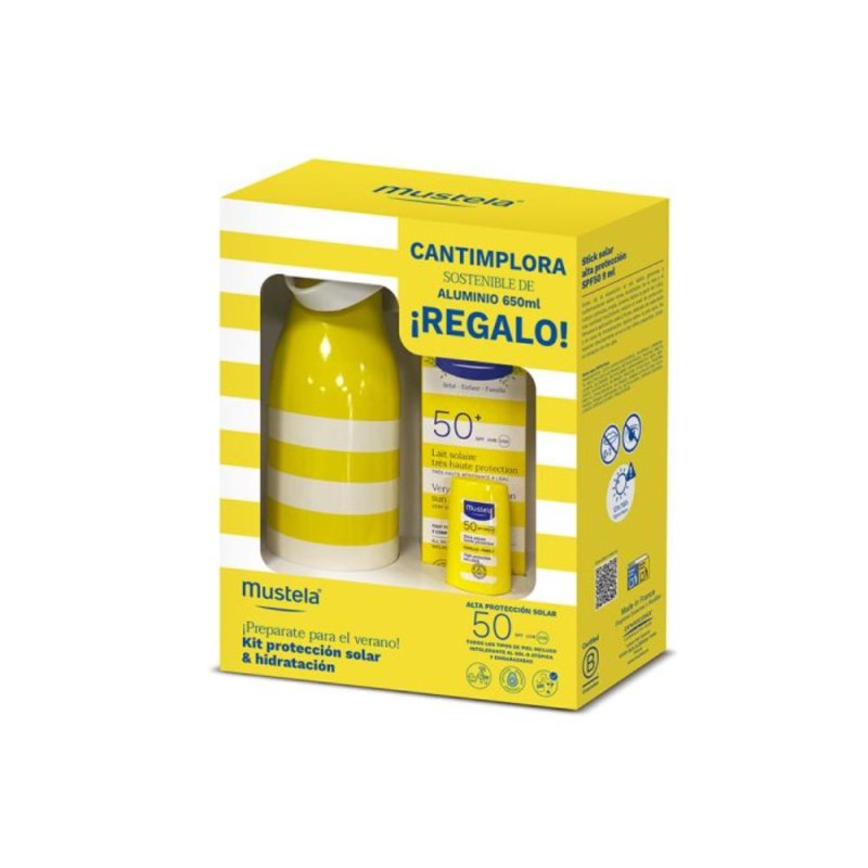 MUSTELA Offer Pack Very High Protection Sun Milk SPF 50+ (100ml) + High Protection Sun Stick SPF 50+ 9ml