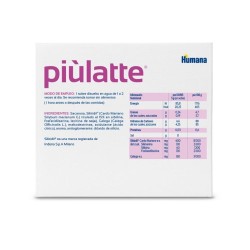 PIULATTE Breast Milk Production Duplo 2x14 Envelopes