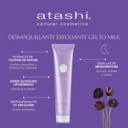 ATASHI Supernight Exfoliating Makeup Remover Gel-Milk 75 ml