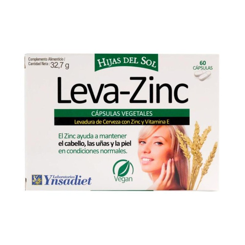 Filhas do Sol Leva-Zinco 350 mg 60 Cápsulas