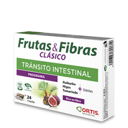 Ortis Frutas e Fibra Clássico 24 cubos Trânsito Intestinal em Funcionamento Correto