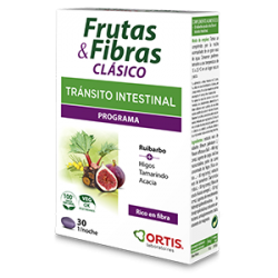 Ortis Frutas y Fibra Clásico 30 Comprimidos