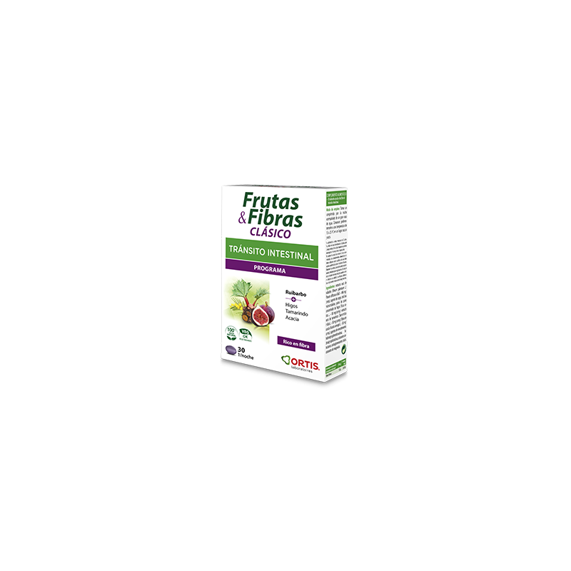 Ortis Frutas y Fibra Clásico 30 Comprimidos