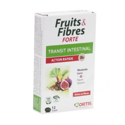 Ortis Frutas y Fibra Forte 12 Comprimidos