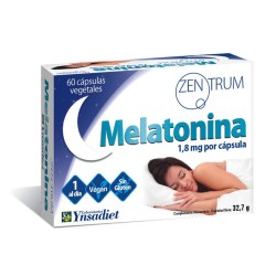 Zentrum Melatonin 1,8 mg 60 pflanzliche Kapseln