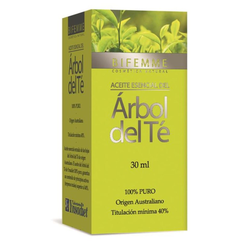 Bifemme Aceite Esencial de Árbol del Té 100% Puro 30 ml Bifemme Aceite Esencial de Árbol del Té 100% Puro 30 ml