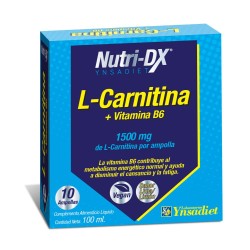 Ynsadiet L-Carnitine Vitamin B6 10 Vials