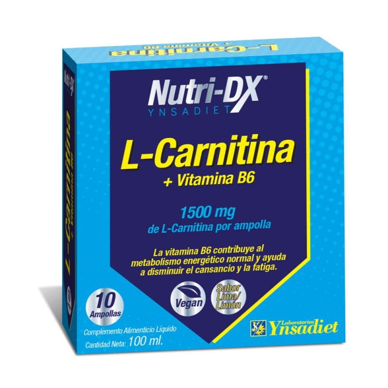 Ynsadiet L-Carnitina Vitamina B6 10 Frascos