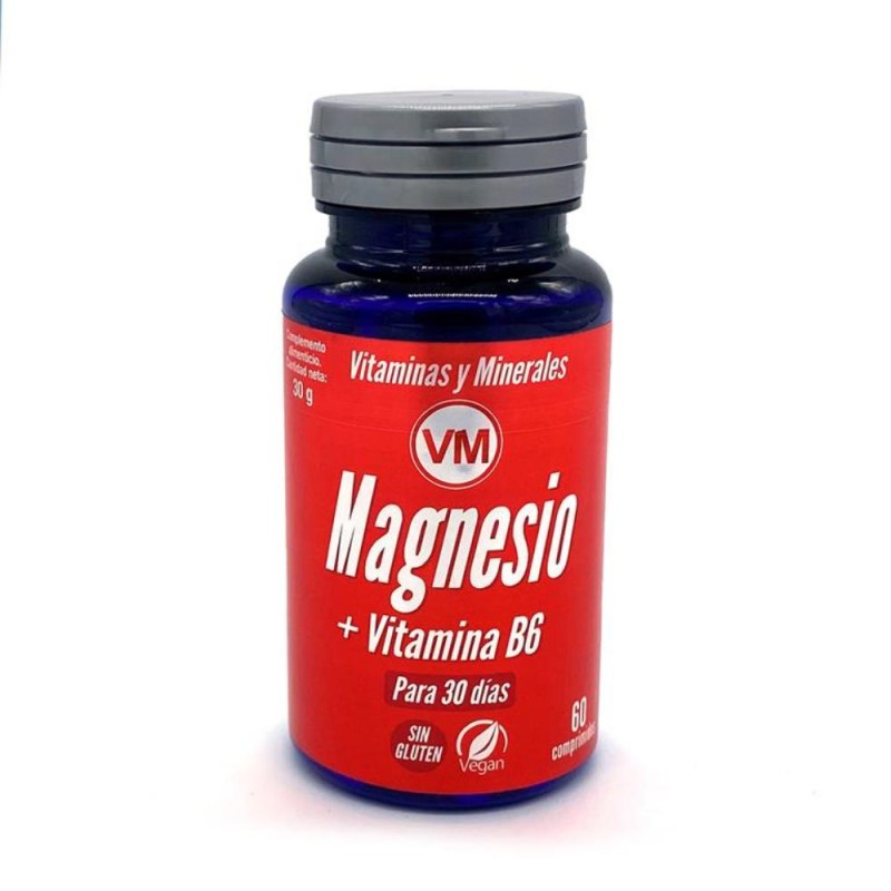 Vitamines et minéraux Mg+Vit B6 60 comprimés