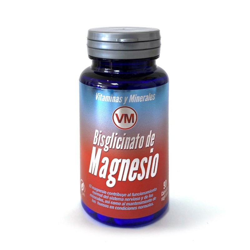 Vitaminas y Minerales Bisglicinato de Magnesio 90 Cápsulas Vitaminas y Minerales Bisglicinato de Magnesio 90 Cápsulas