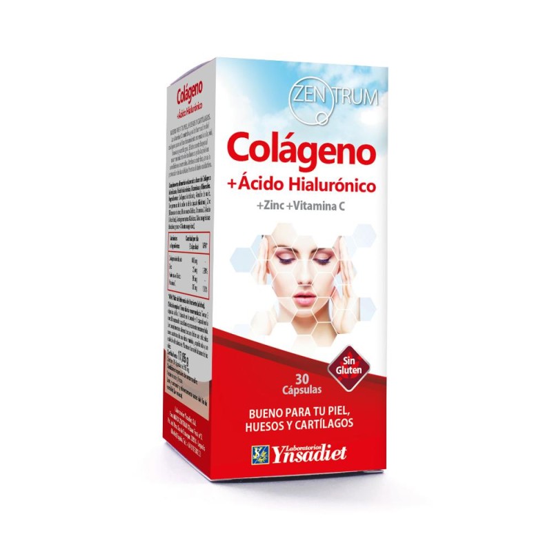Zentrum Collagène + Acide Hyaluronique + Zinc + Vit C (30 gélules) Zentrum Collagène + Acide Hyaluronique + Zinc + Vit C (30 gélules)