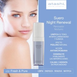 ATASHI Fresh & Pure Siero Notte Rinnovatore 30 ml【ACQUISTA】