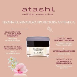 ATASHI Cofre Terapia Crema Hidratación Intensa 50 ml + Crema Iluminadora 50 ml