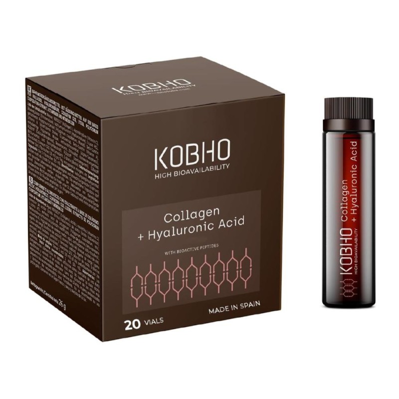Kobho Labs Colágeno + Ácido Hialurónico 20 Viales Kobho Labs Colágeno + Ácido Hialurónico 20 Viales