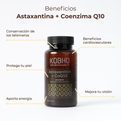 Kobho Labs Astaxanthin + CoQ10 60 Kapseln