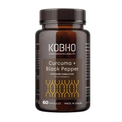 Kobho Labs Turmeric + Black Pepper 60 Capsules
