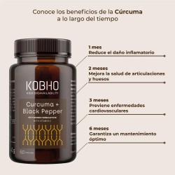Kobho Labs Turmeric + Black Pepper 60 Capsules