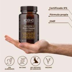 Kobho Labs Turmeric + Black Pepper 60 Capsules