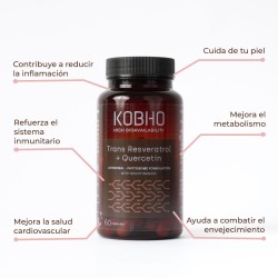 Kobho Labs Trans Resveratrol + Quercetin 60 Kapseln