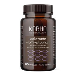 Kobho Labs Melatonin + L-Tryptophan 60 Tabletten