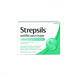 STREPSILS Menthe 24 pastilles à sucer