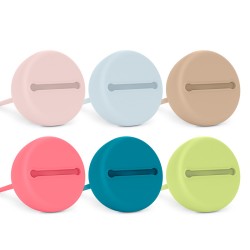 SUAVINEX Green Silicone Pacifier Holder 1 unit