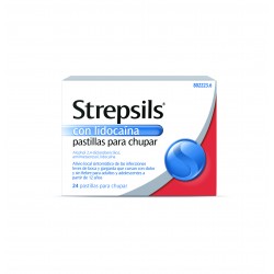 STREPSILS Lidocaïne 24 Pastilles à sucer