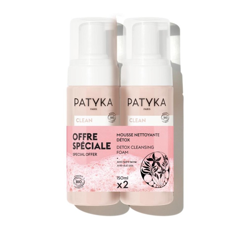 Patyka Detoxifying Cleansing Foam Duplo 2x150 ml Patyka Detoxifying Cleansing Foam Duplo 2x150 ml