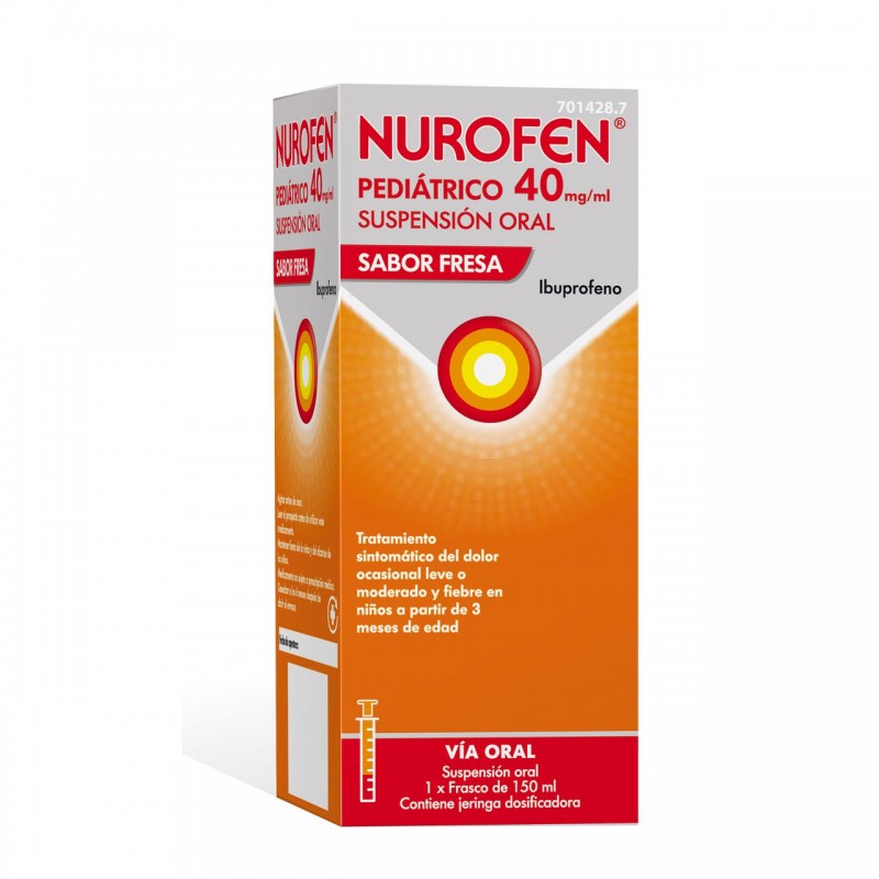 Nurofen Pädiatrie 40 MG/ML Erdbeere 150 ML Nurofen Pädiatrie 40 MG/ML Erdbeere 150 ML