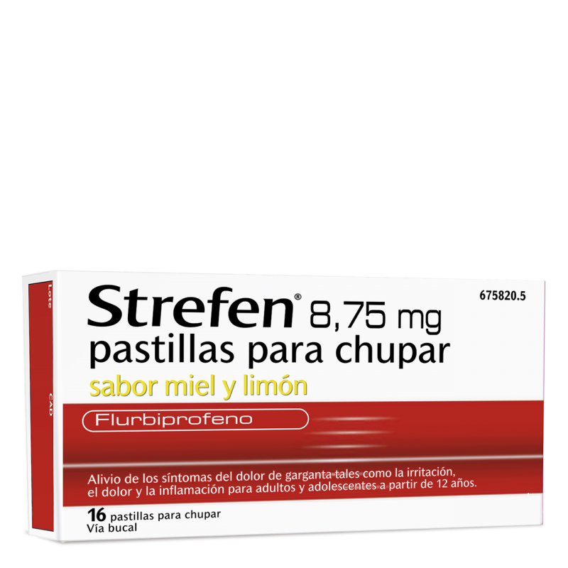 STREFEN Mel-Limão 8,75 MG 16 comprimidos