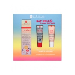 Erborian Kit CC Crème Dore 15ml + CC Eye 3ml + Skin Hero 5ml